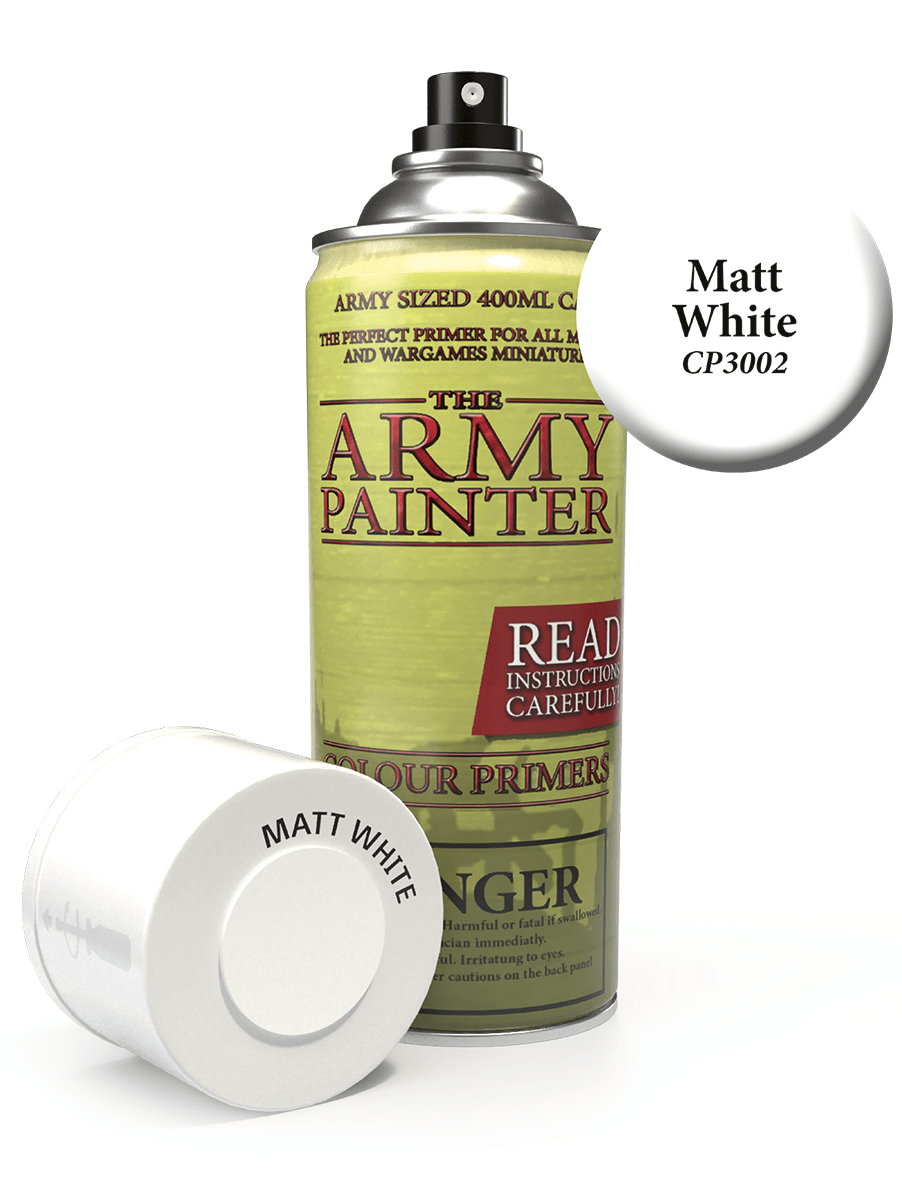 Army Painter CP3002 Matt White Undercoat The Army Painter PAINT, BRUSHES & SUPPLIES
