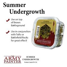 Army Painter BF4116 Summer Undergrowth, Basing The Army Painter TRAINS - SCENERY