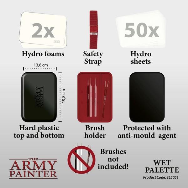 Army Painter TL5051 Wet Palette The Army Painter PAINT, BRUSHES & SUPPLIES