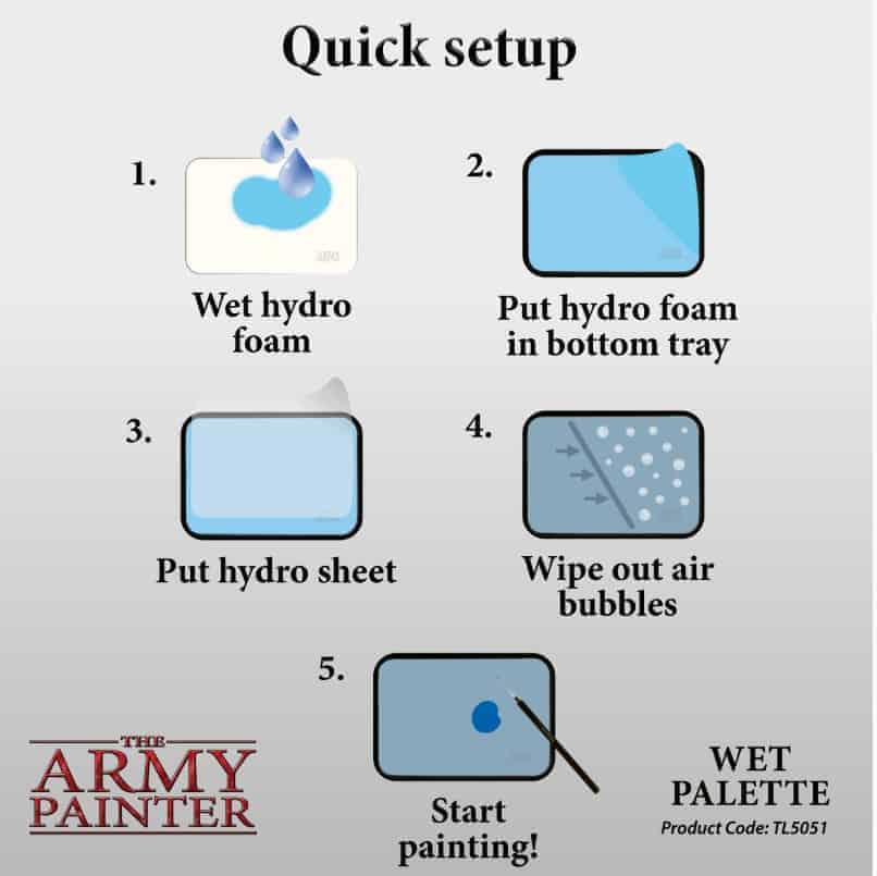 Army Painter TL5051 Wet Palette The Army Painter PAINT, BRUSHES & SUPPLIES