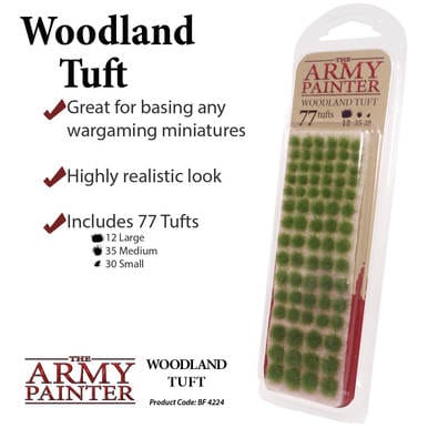 Army Painter BF4224 Woodland Tuft The Army Painter TRAINS - SCENERY