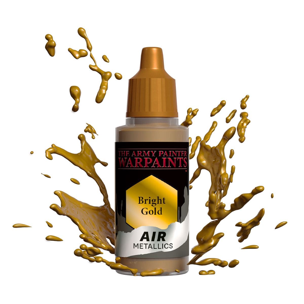 Army Painter AW1144 Warpaints Air Bright Gold 18ml - Hobbytech Toys