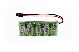 Compact 6V 1600mAh Tornado RC Rechargeable Battery Pack for RC Devices