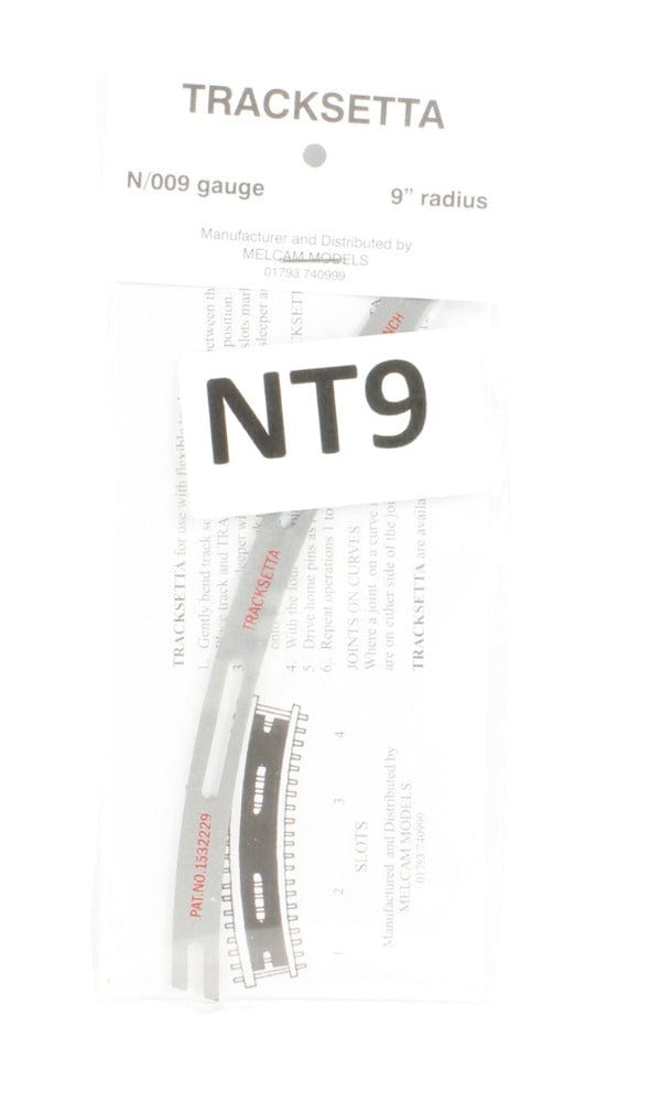 Tracksetta N 9in 228mm Radius Template Tracksetta TRAINS - N SCALE