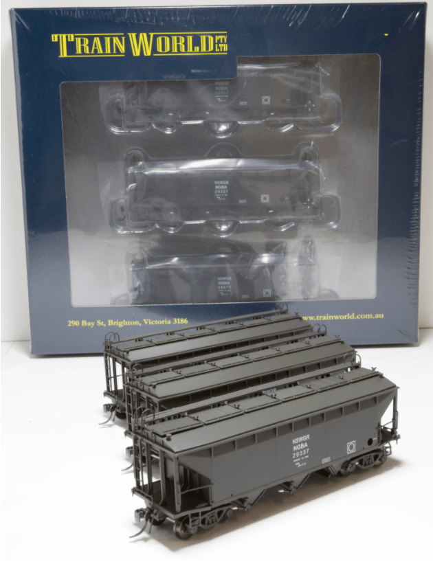 Train World TWP-5NGBA Hopper SRA 3 Car Pack Powerline TRAINS - HO/OO SCALE