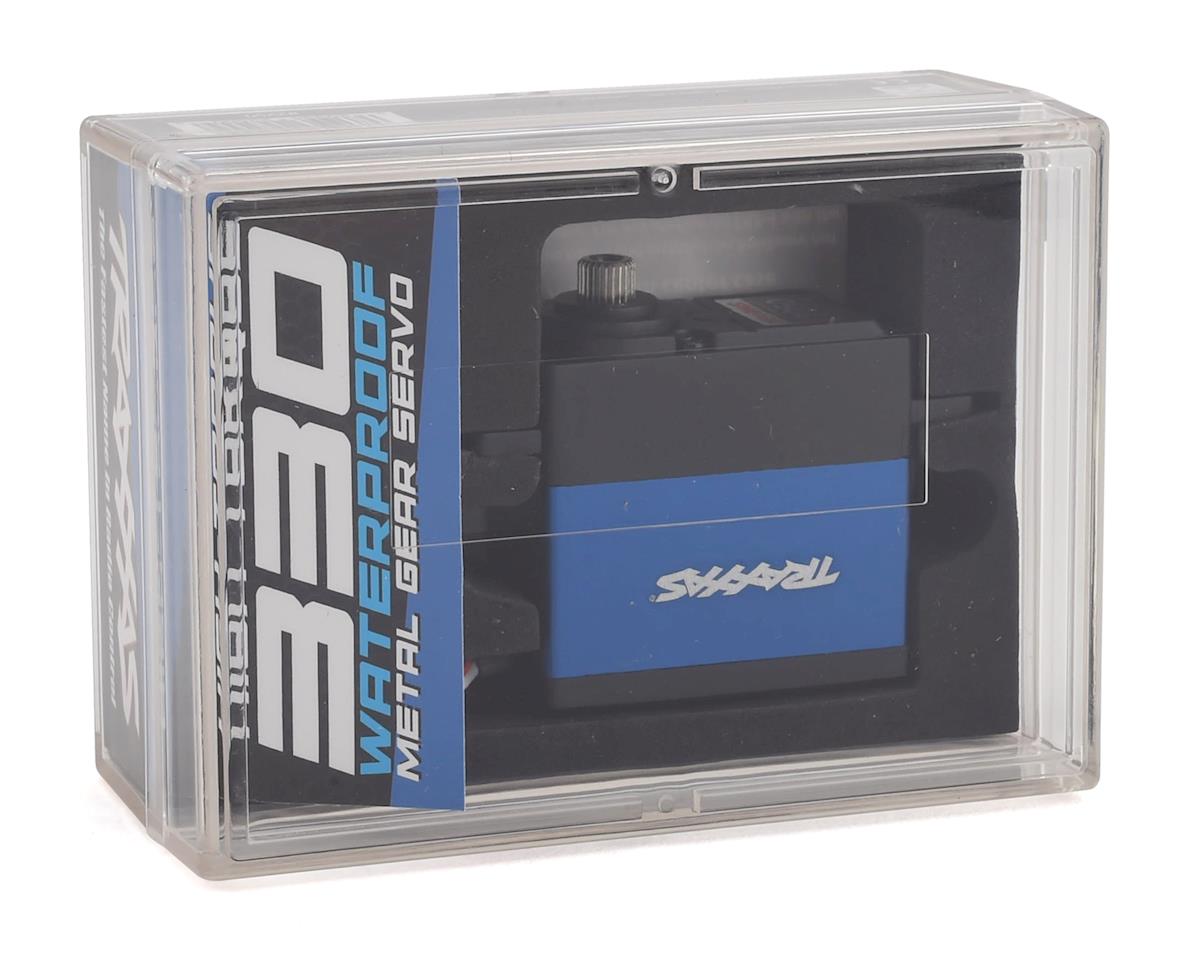 Traxxas 2250 330 High Torque Metal Gear Waterproof Digital Servo (Blue) (High Voltage) Traxxas RC CARS - PARTS