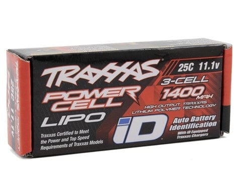 Traxxas 2823X 1400mah 3S 11.1v 25C Lipo Battery ID Plug Traxxas BATTERIES & CHARGERS