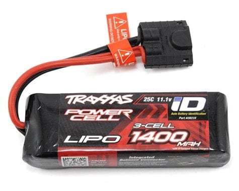 Traxxas 2823X 1400mah 3S 11.1v 25C Lipo Battery ID Plug Traxxas BATTERIES & CHARGERS