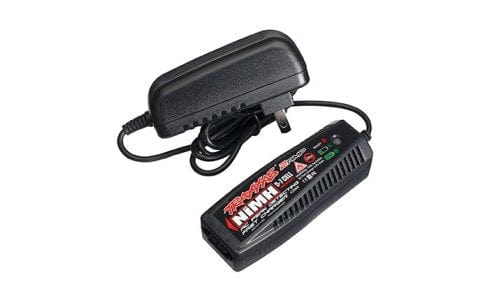 Compact NIMH AC charger by Traxxas, featuring efficient 2 amp charging for convenient battery replenishment.