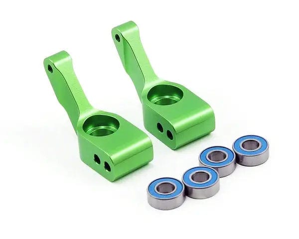 Traxxas 3652G Aluminium Rear Stub Axle Carriers Green Traxxas RC CARS - PARTS