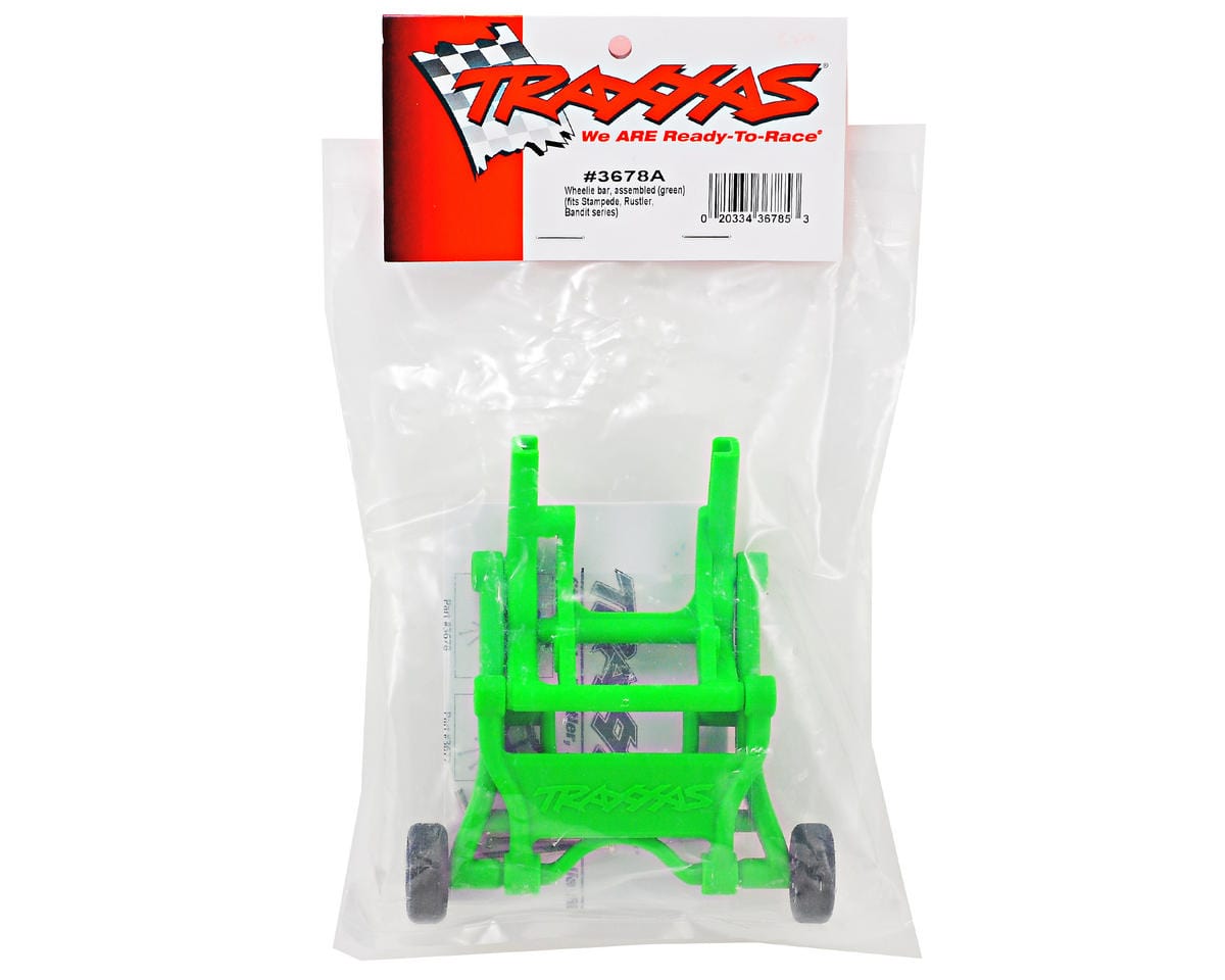 Traxxas 3678A Wheelie Bar Assembly (Green) Traxxas RC CARS - PARTS