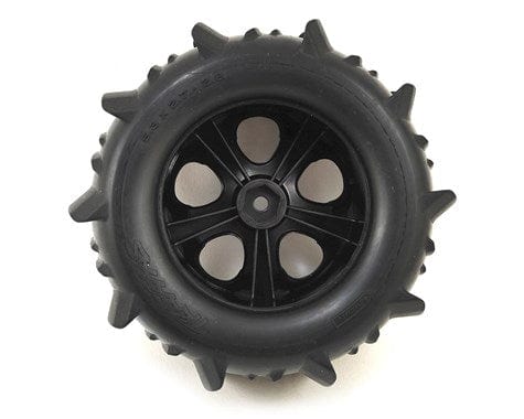 Traxxas 3689 Paddle Tires 2.8in Pre-Mounted W/All-Star Electric Rear Wheels (2) Traxxas RC CARS - PARTS