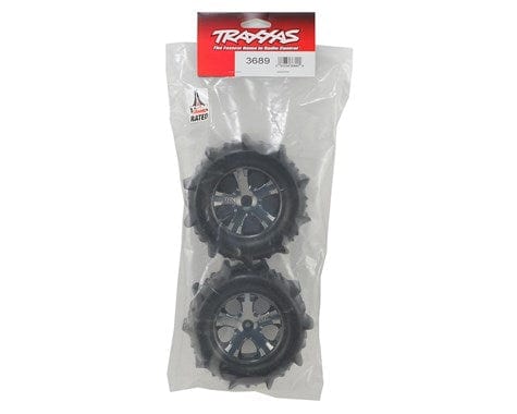 Traxxas 3689 Paddle Tires 2.8in Pre-Mounted W/All-Star Electric Rear Wheels (2) Traxxas RC CARS - PARTS