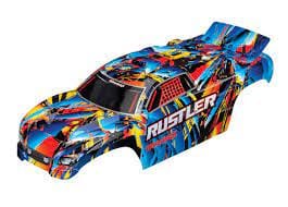 Traxxas 3748 Rustler Rock n Roll Pre Painted Body Traxxas RC CARS - PARTS