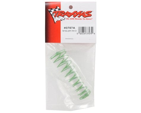 Traxxas 3757A Rear Shock Spring Set Green (2) Traxxas RC CARS - PARTS