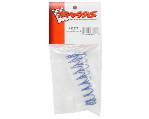 Traxxas 3757T Rear Shock Spring Set Blue (2) Traxxas RC CARS - PARTS