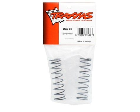 Traxxas 3758 Front Shock Spring Set Black (2) Traxxas RC CARS - PARTS