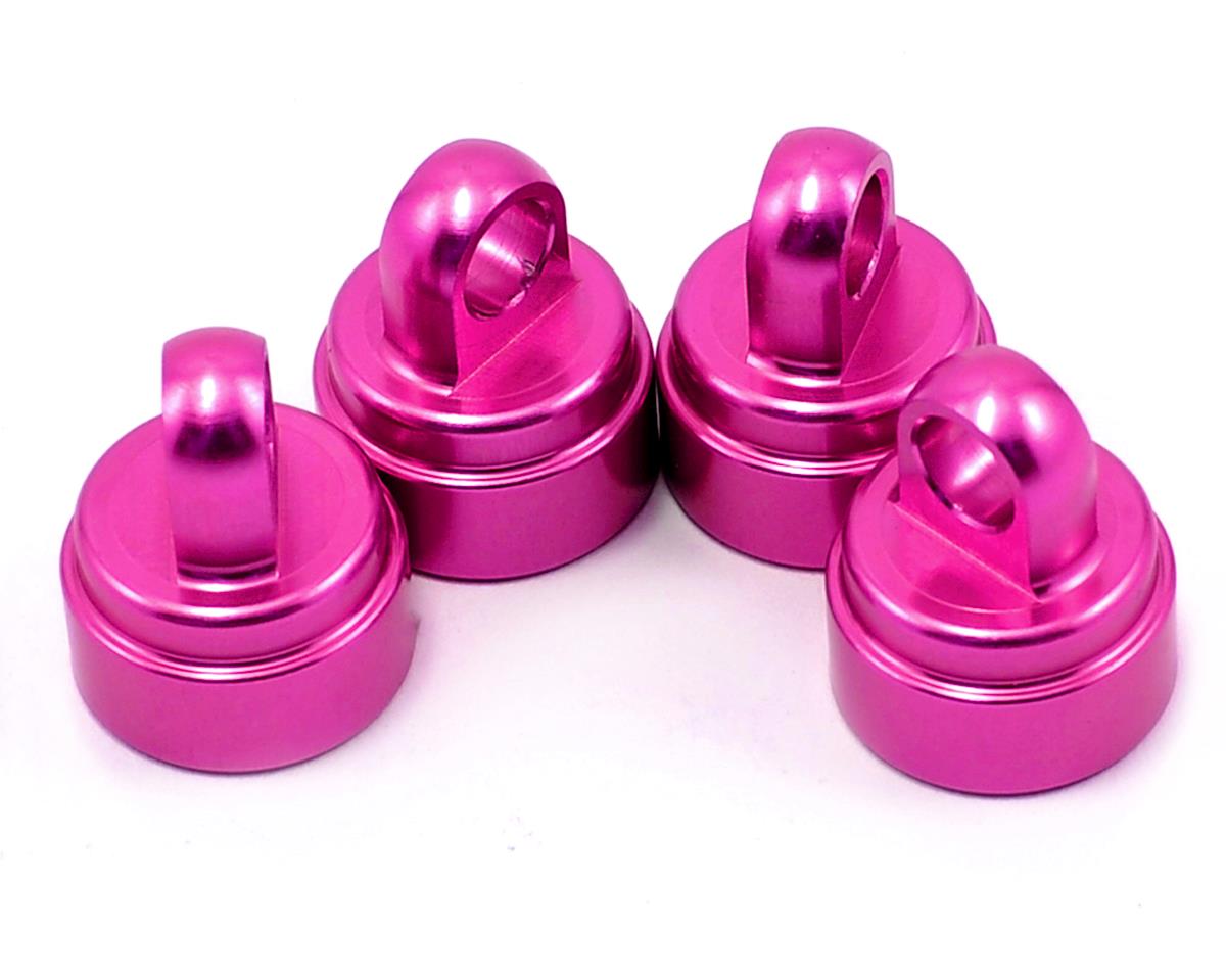 Traxxas 3767P Aluminum Ultra Shock Cap (Pink) (4) Traxxas RC CARS - PARTS