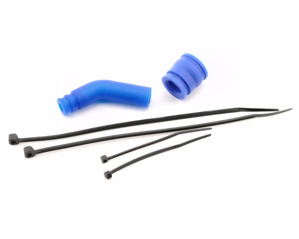 Traxxas 5245 Pipe Coupler/Exhaust Deflector Molded Blue Traxxas RC CARS - PARTS