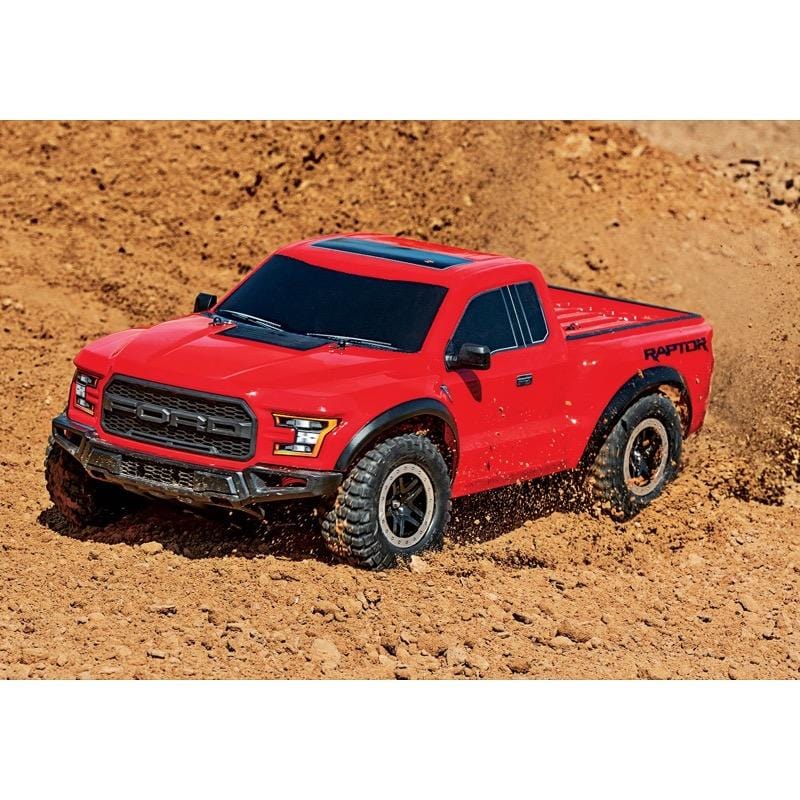 Traxxas 58094-1 Slash 2wd Ford F-150 Raptor Brushed RTR Red Traxxas RC CARS