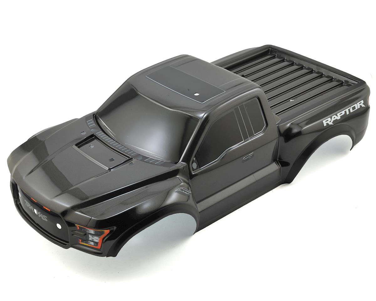 Traxxas 5826A 2017 Ford Raptor Pre-Painted Short Course Slash 2WD Body (Black) Traxxas RC CARS - PARTS
