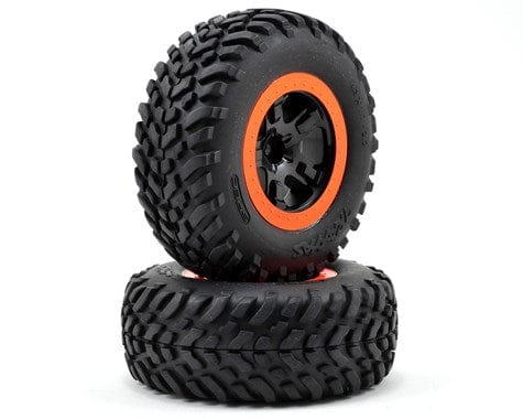 Traxxas 5864 Slash Robby Gordon Front Tire & Wheel (2) Traxxas RC CARS - PARTS