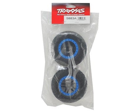Traxxas 5883A Slash BFGoodrich KM2 Rear Black/Blue Wheel & Tire (2) Traxxas RC CARS - PARTS