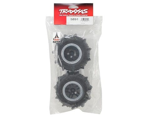 Traxxas 5891 Paddle Tires W/Sct Split Spoke Rear Wheel (2) Traxxas RC CARS - PARTS