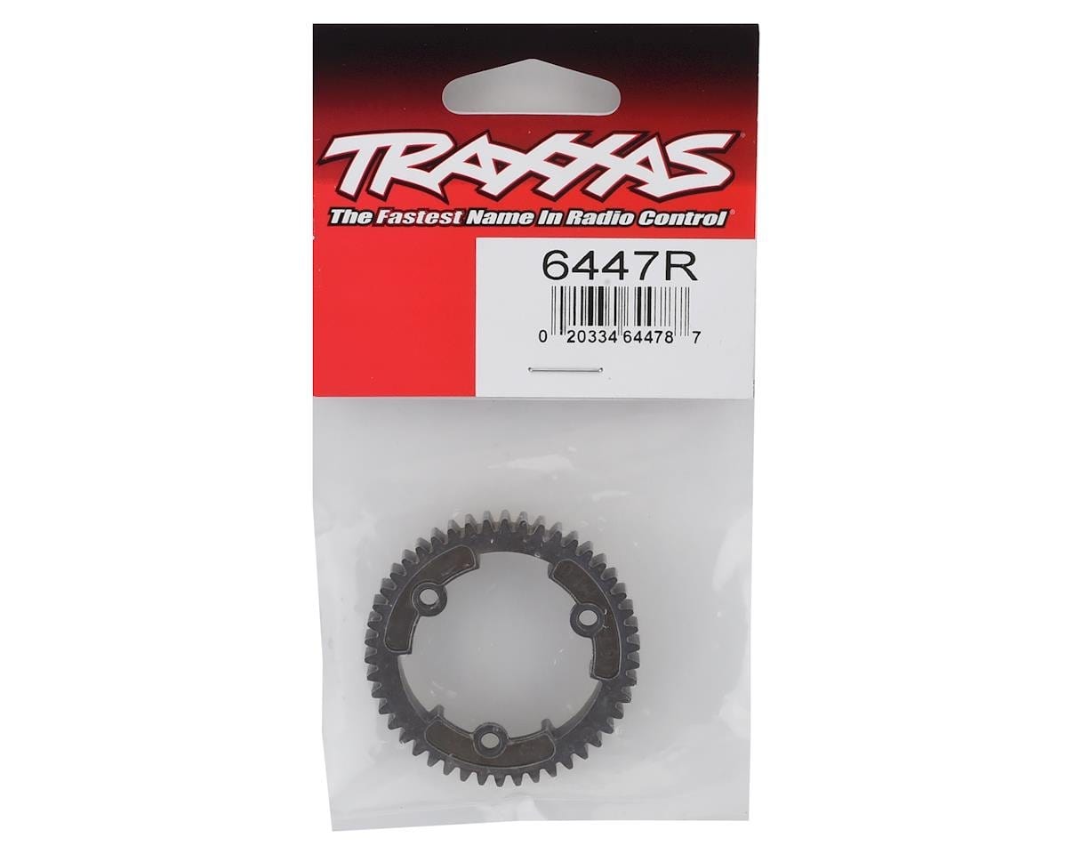 Traxxas 6447R 46T Mod 1 Steel Wide-Face 1.0 Metric Spur Gear Traxxas RC CARS - PARTS