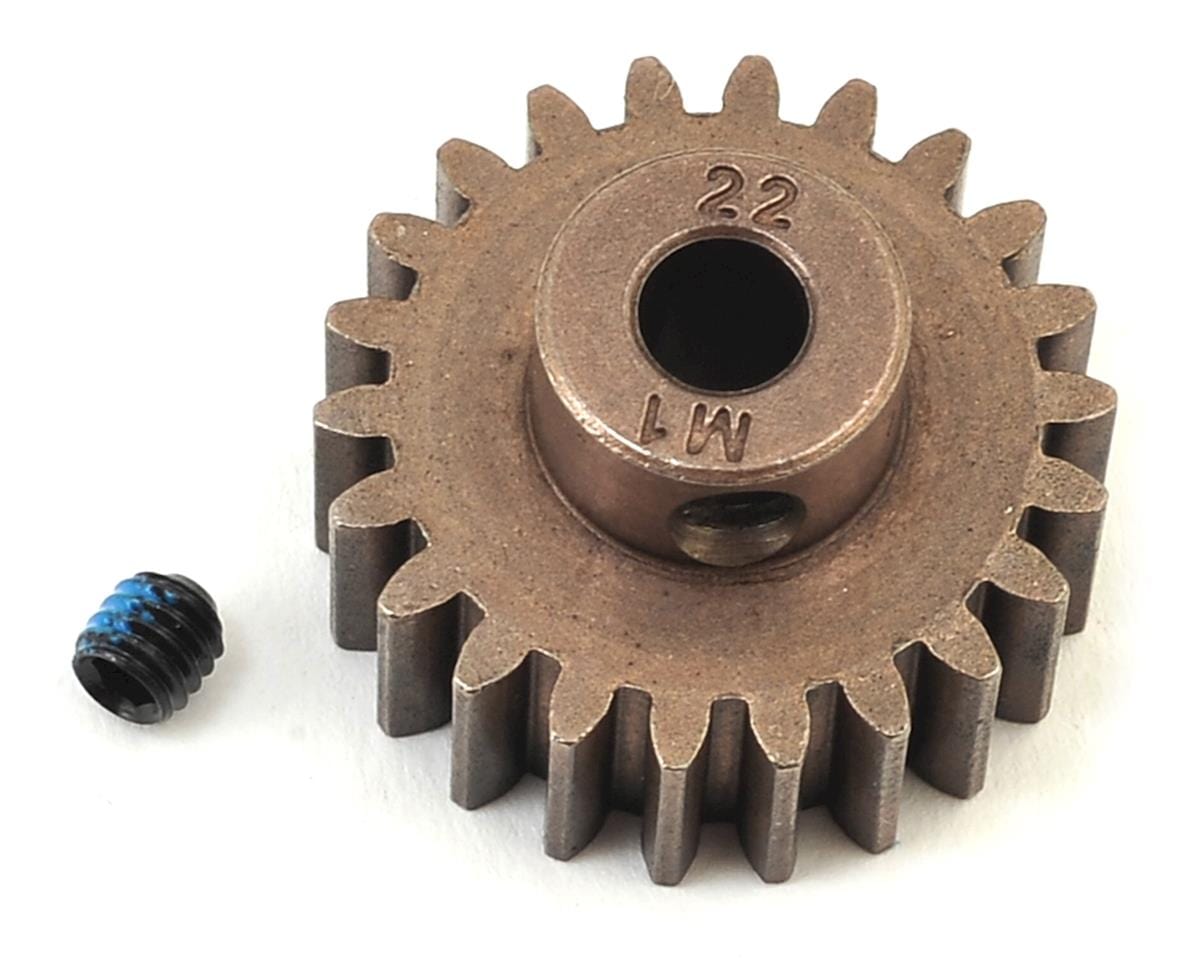 Traxxas 6495X Hardened Steel Mod 1.0 Pinion Gear w/5mm Bore (22T) - Hobbytech Toys