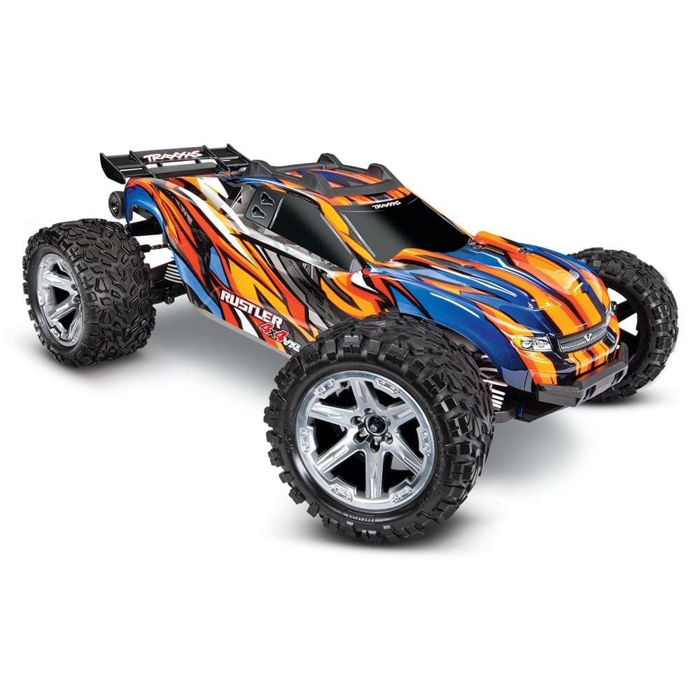 Traxxas 67076-4 Rustler 4X4 VXL Brushless RTR 1/10 4WD Stadium Truck (Orange) Traxxas RC CARS