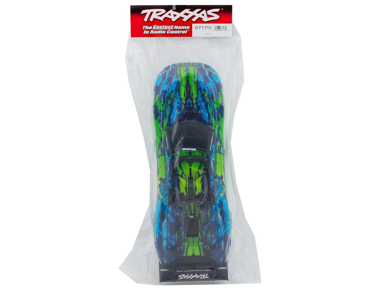 Traxxas 6717G Rustler 4X4 VXL Pre-Painted Body (Green) Traxxas RC CARS - PARTS