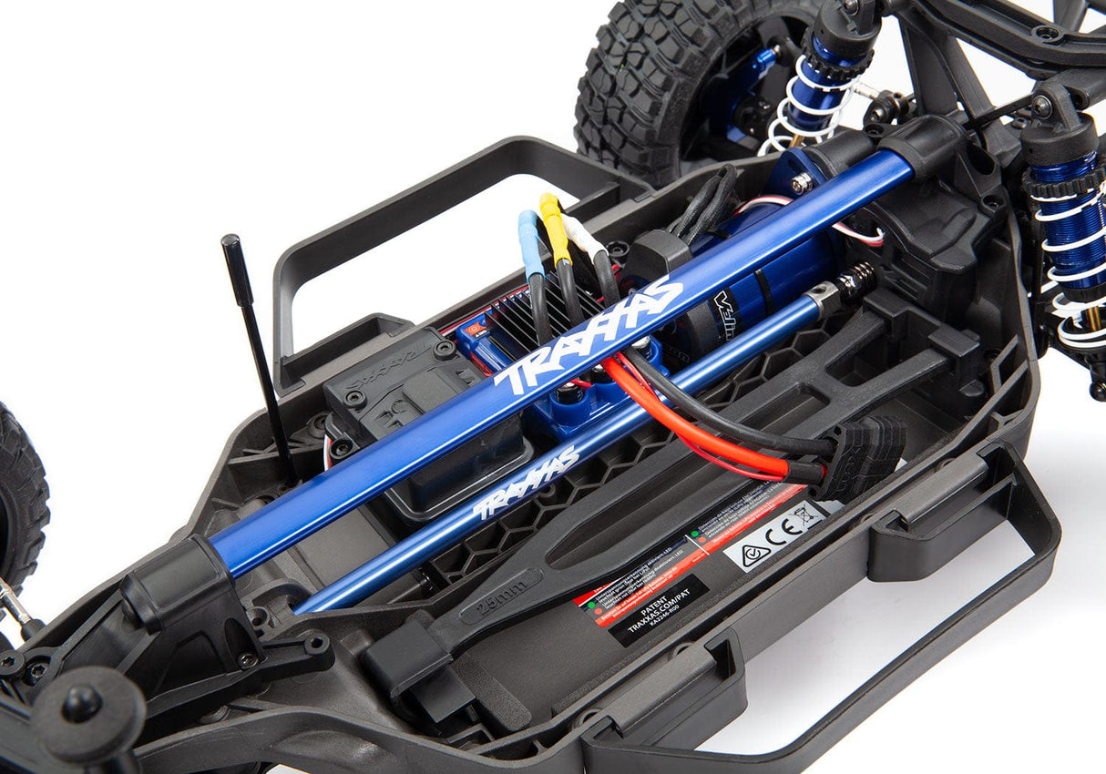 Traxxas 6730X Rustler/Slash 4x4 LCG Chassis Brace Kit Blue Traxxas RC CARS - PARTS