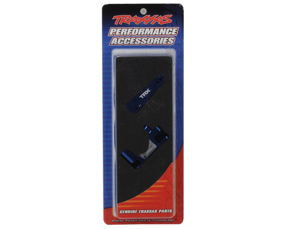Traxxas 6832X Aluminum Caster Block Set (2) (Blue) Traxxas RC CARS - PARTS
