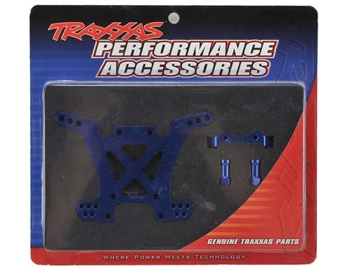 Traxxas 6838X Aluminum Rear Shock Tower (Blue) Traxxas RC CARS - PARTS