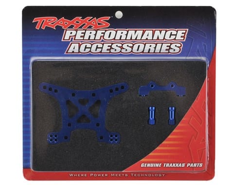 Traxxas 6839X Aluminum Front Shock Tower (Blue) Traxxas RC CARS - PARTS