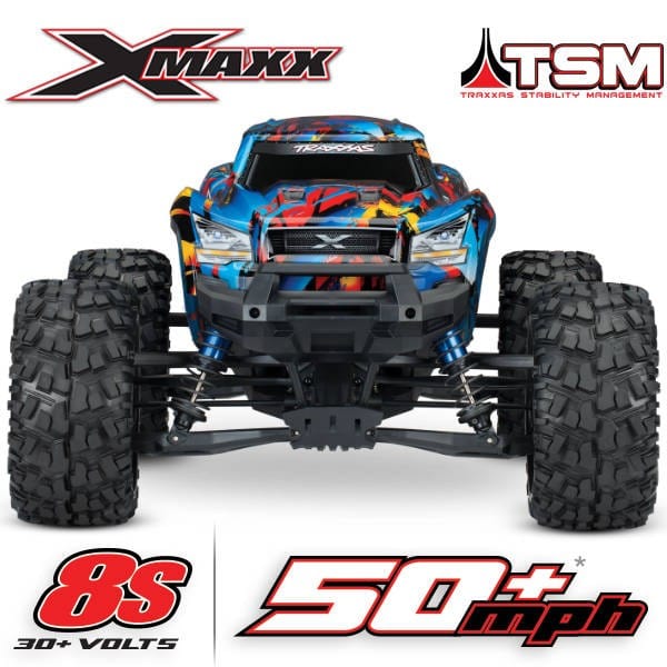 Traxxas 77086-4 8S X-Maxx Rock n Roll Tsm RTR Traxxas RC CARS