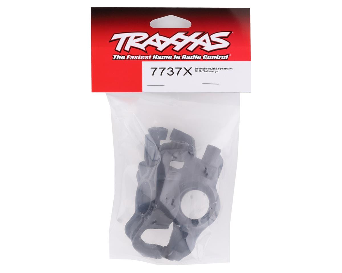 Traxxas 7737X Steering Blocks Left And Right (requires 20x32x7 bearings) - Hobbytech Toys