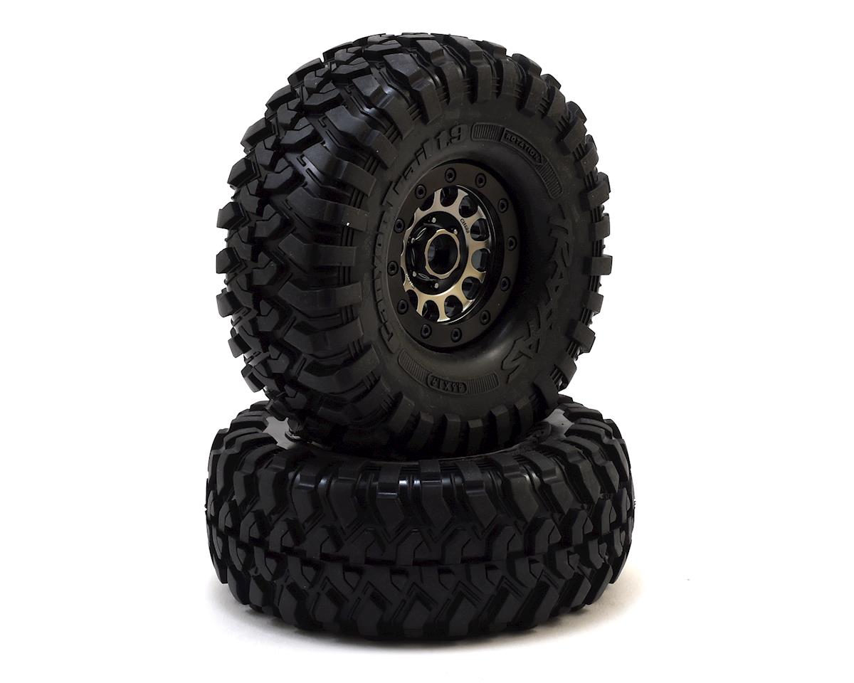 Traxxas 8174 TRX-4 Pre-Mounted Canyon Trail 1.9in Crawler Tires w/Method 105 Black Chrome Wheels (2pcs) Traxxas RC CARS - PARTS