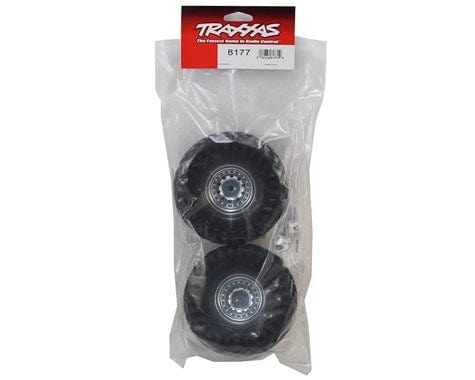 Traxxas 8177 TRX-4 Pre-Mounted Canyon Trail 1.9 Crawler Tires w/Chrome Wheels Traxxas RC CARS - PARTS