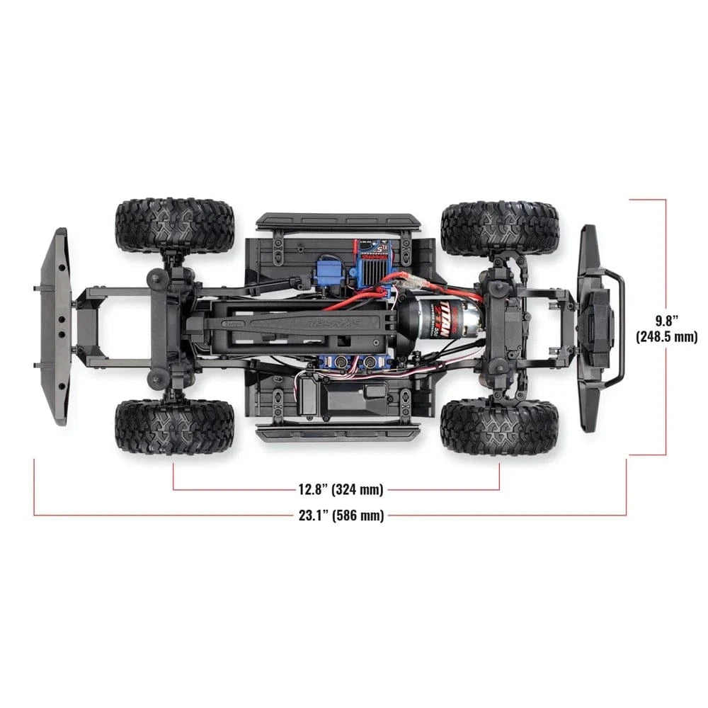 Traxxas 82056-4 Trx-4 Land Rover Defender Crawler Black - Hobbytech Toys