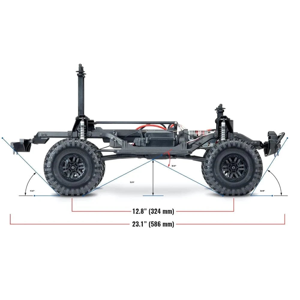 Traxxas 82056-4 Trx-4 Land Rover Defender Crawler Black - Hobbytech Toys