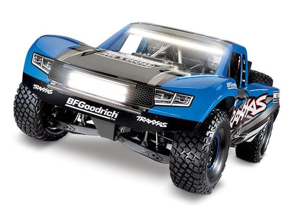 Traxxas 85086-4 Unlimited Desert Racer 1/7 4WD VXL Brushless Short Course Truck with Light Kit (Blue/Traxxas Edition) Traxxas RC CARS