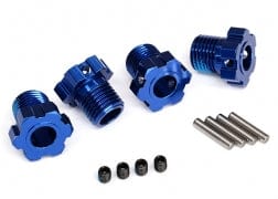 Traxxas 8654 17mm Splined Wheel Hub Hex Blue (4pcs) Traxxas RC CARS - PARTS