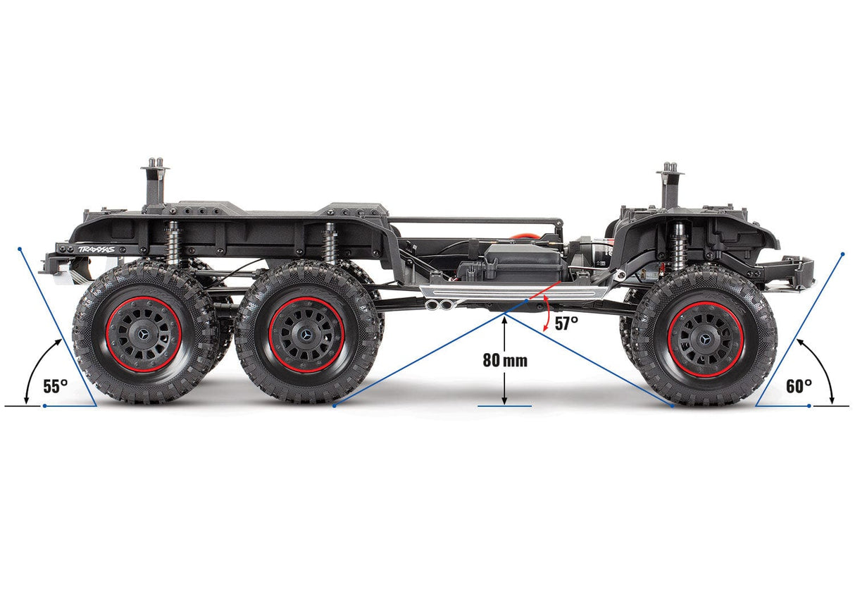 Traxxas 88096-4 TRX-6 Mercedes-Benz G 63 AMG 6x6 Silver Traxxas RC CARS