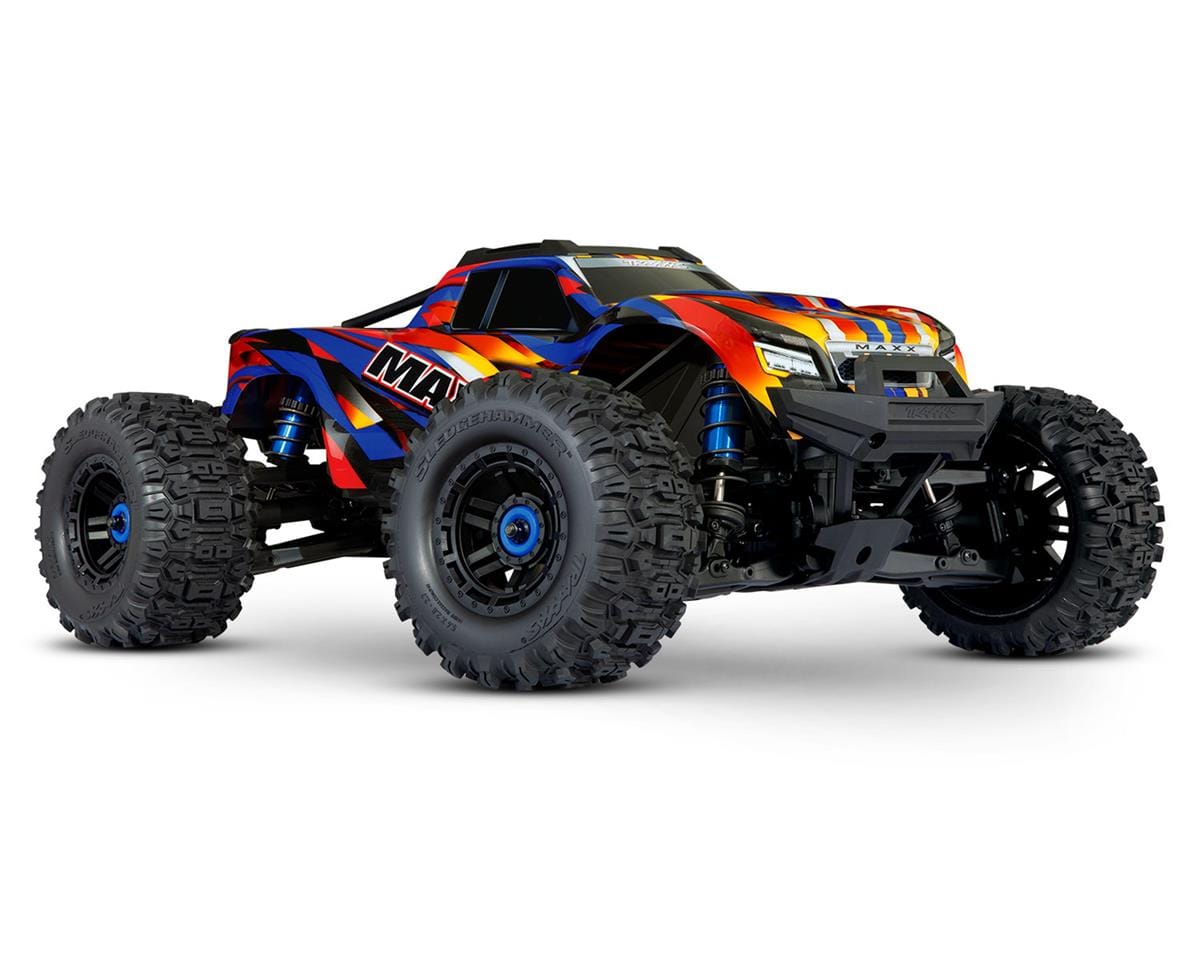 Traxxas 89086-4 Maxx With WideMAXX 1/10 Electric RC Monster Truck Yellow - Hobbytech Toys