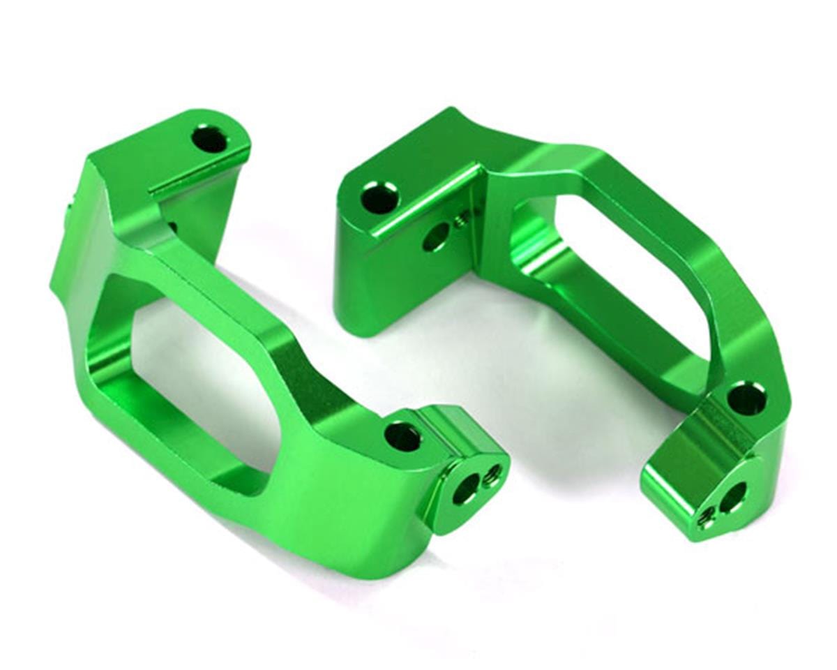 Traxxas 8932G Maxx Aluminum Caster Blocks (Green) - Hobbytech Toys