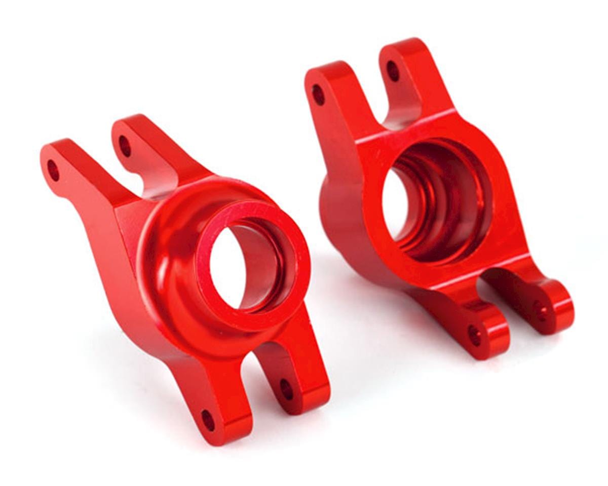 Traxxas 8952R Maxx Aluminum Hub Carriers (Red) - Hobbytech Toys