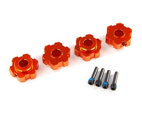 Traxxas 8956T Maxx Aluminum Wheel Hex Orange (4pcs) Traxxas RC CARS - PARTS