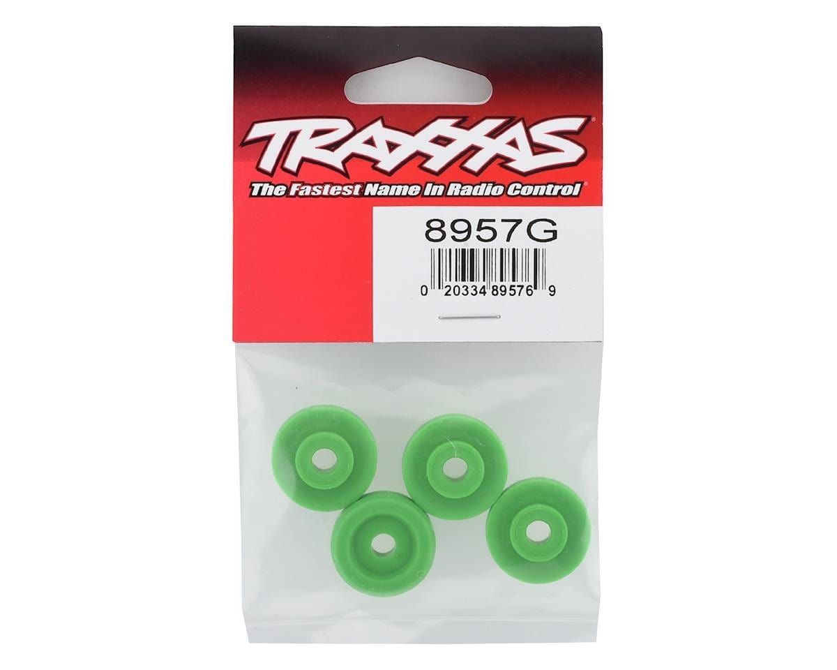 Traxxas 8957G MAXX Wheel Washers Green (4) Traxxas RC CARS - PARTS